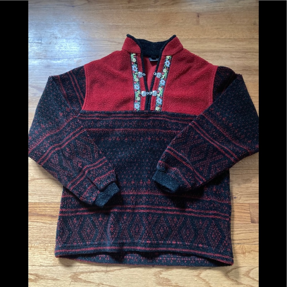 Marker vintage small fleece sweater
